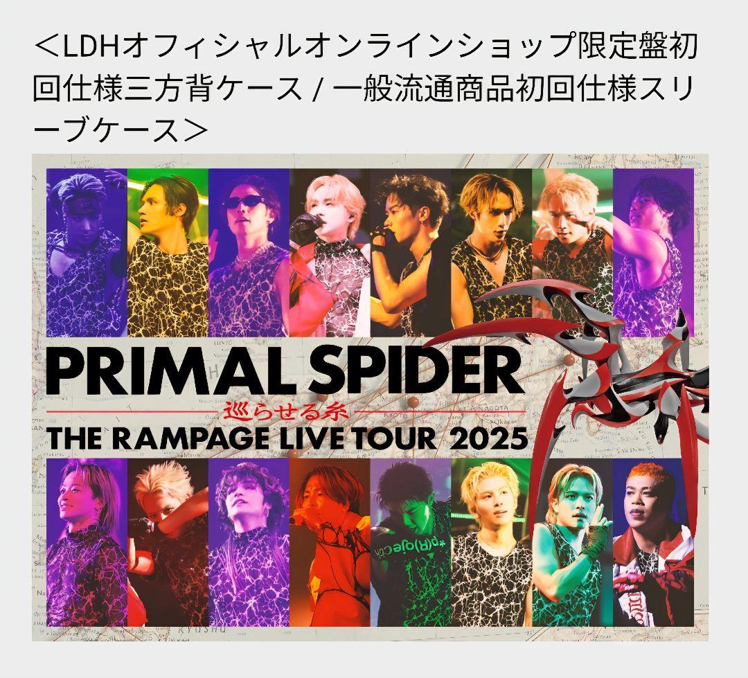 【限定版】RAMPAGE LIVE DVD 2枚組 2DVD 2CD 巡らせる糸