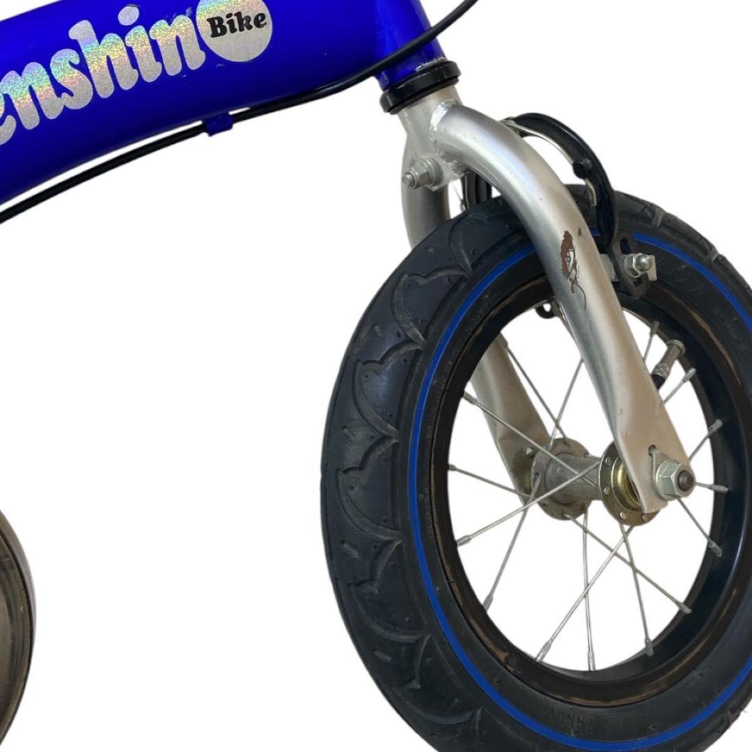 【人気】Henshin へんしんバイク　幼児用自転車 キッズ　青　12インチ