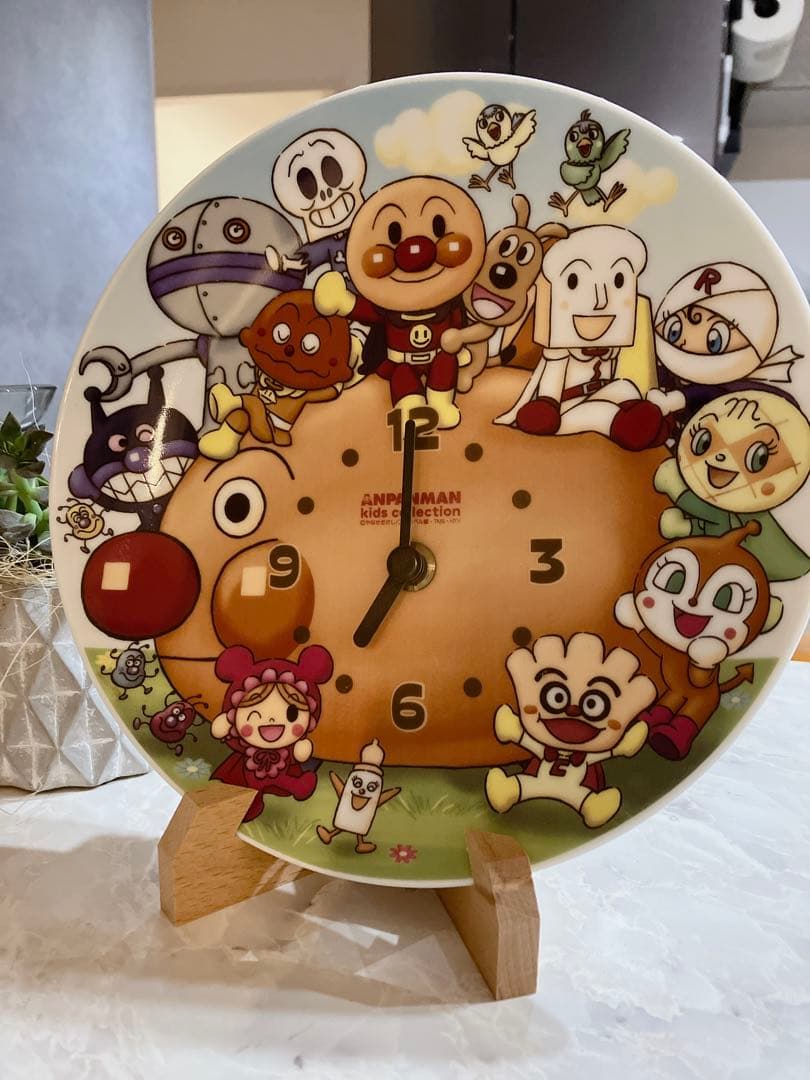 【非売品】アンパンマンキッズコレクション 皿時計 ノリタケ