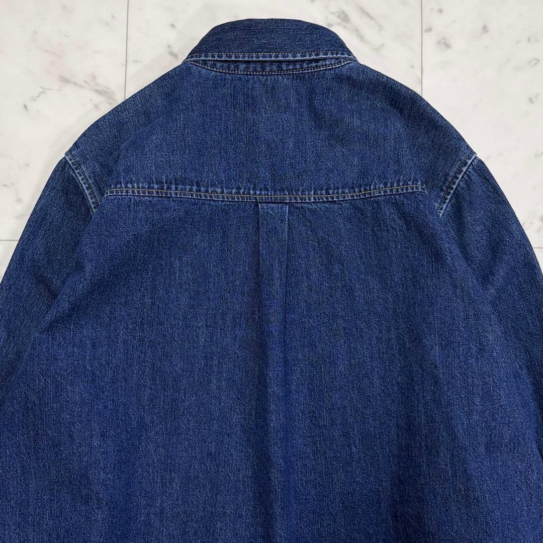 極美品✨スピック&スパン　ショートデニムシャツ　クロップドシャツ　2024AW