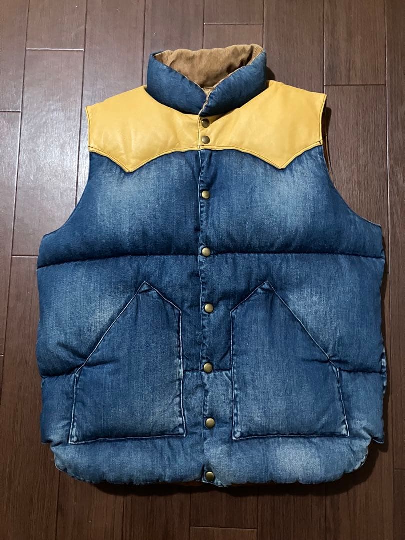 K*U様 オークション　レアサイズ！　46 ロッキーマウンテン　デニム　ダウンベ