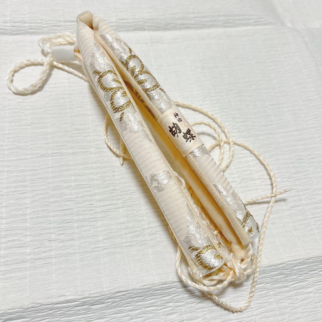 神田胡蝶　和装バッグ&鼻緒単品　フォーマル　正絹　刺繍　金糸　礼装　新品未使用品