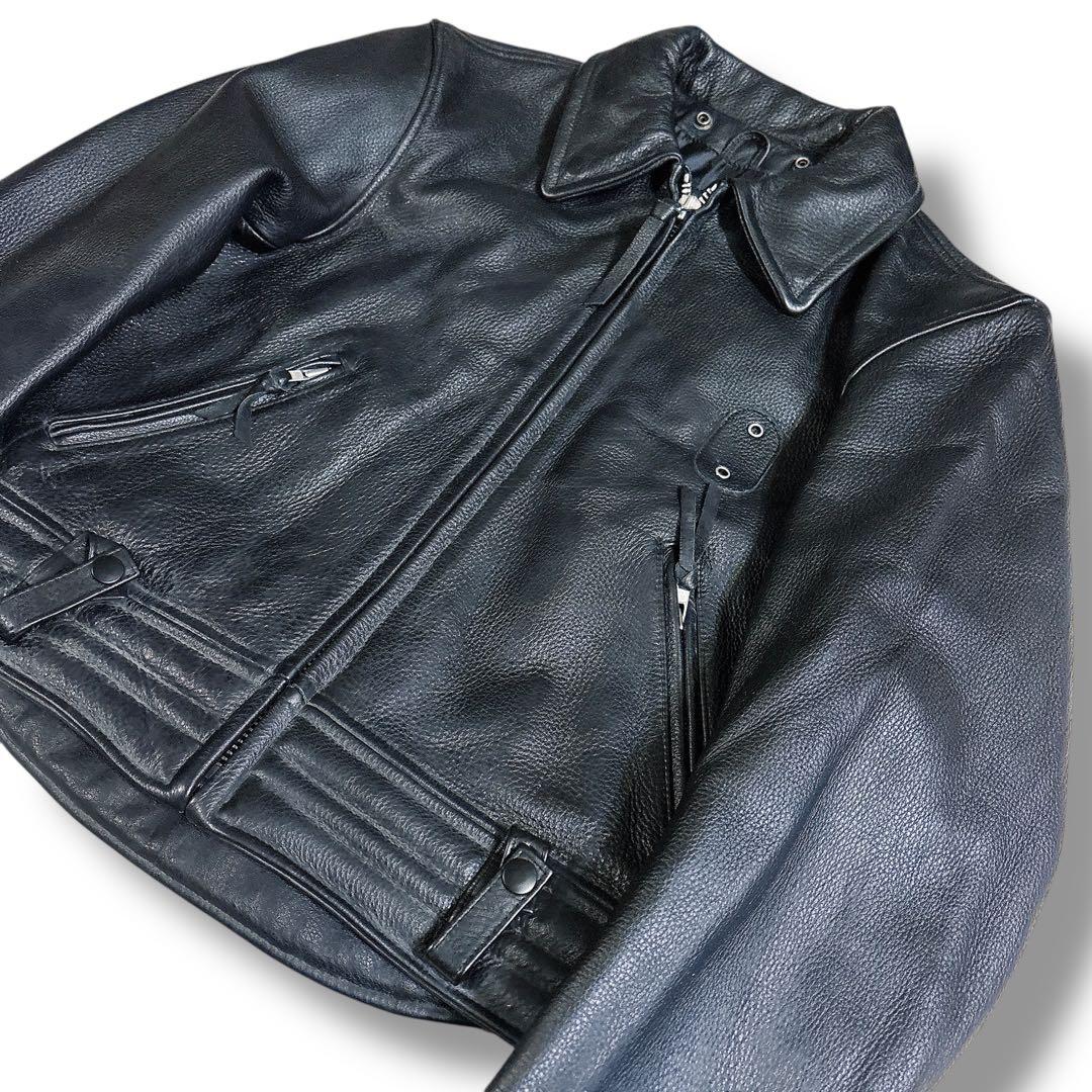 中田商店 ブラック レザージャケット MORGAN MEMPHIS BELLE