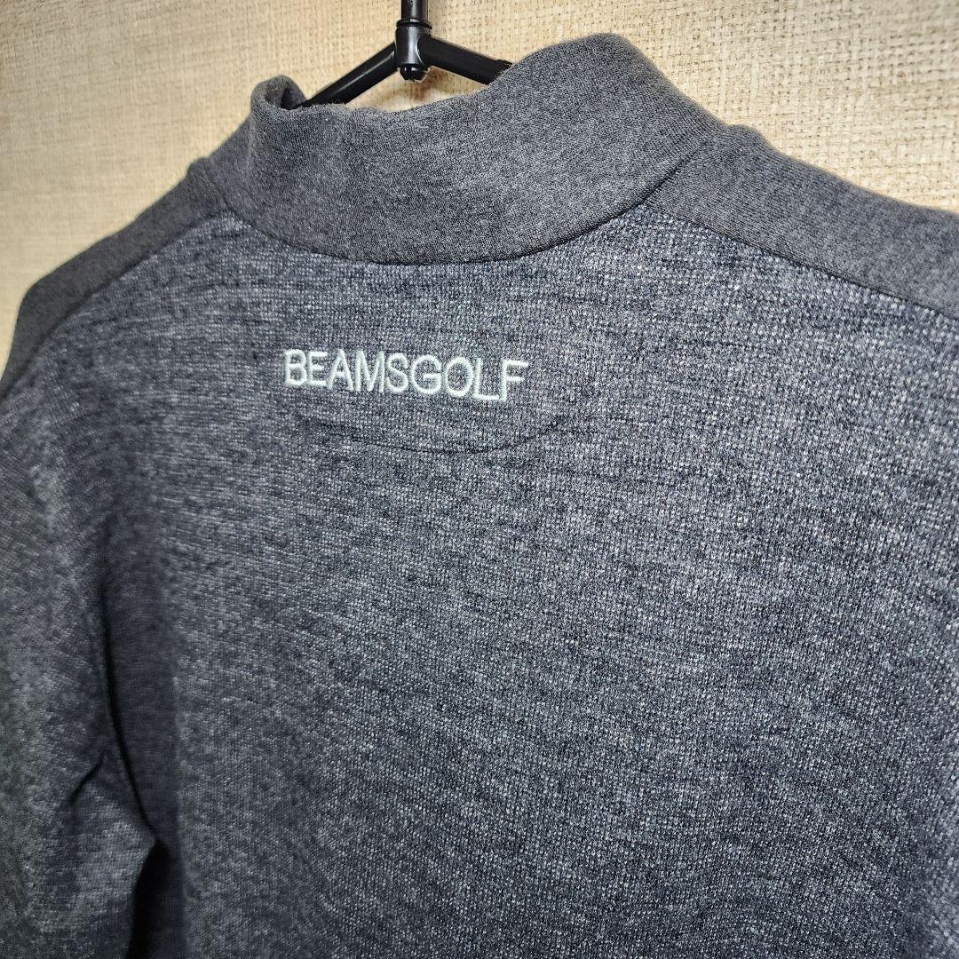 【良品】ビームスゴルフ BEAMS GOLF 長袖ニットモックネックシャツ L