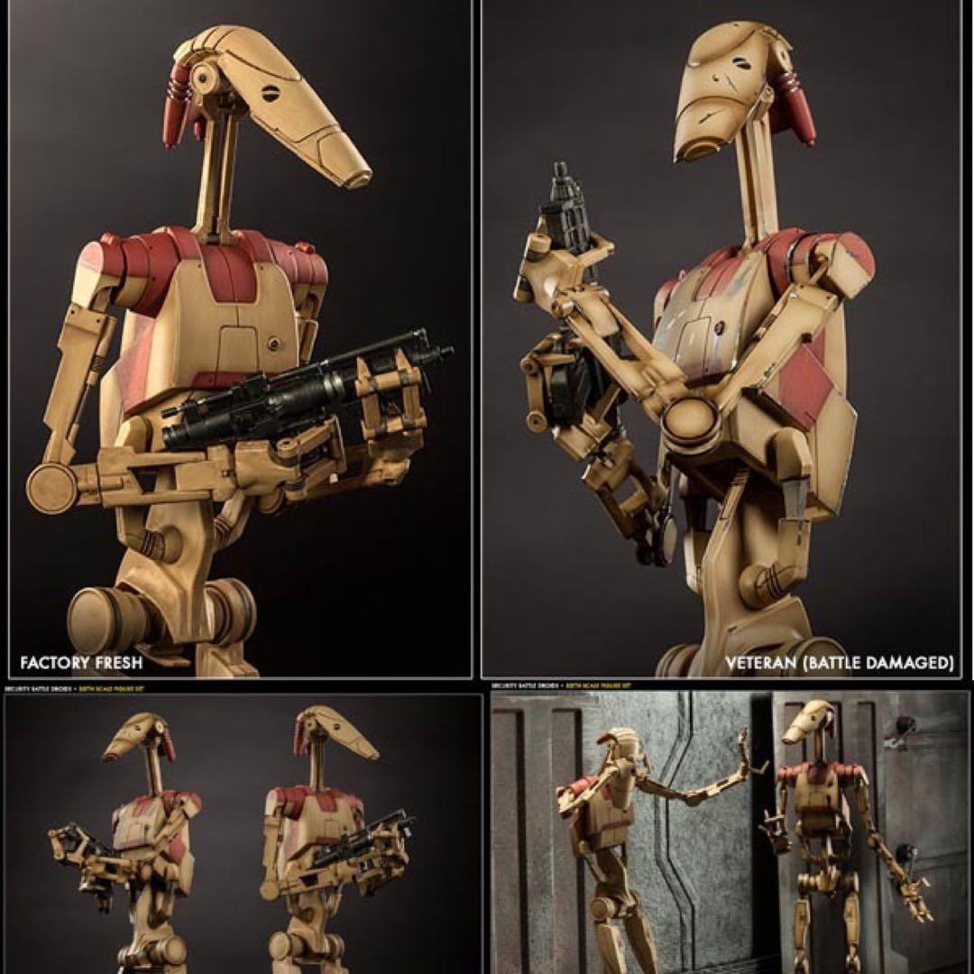 スターウォーズ　サイドショウ　セキュリティ　バトルドロイド（2体セット）新品