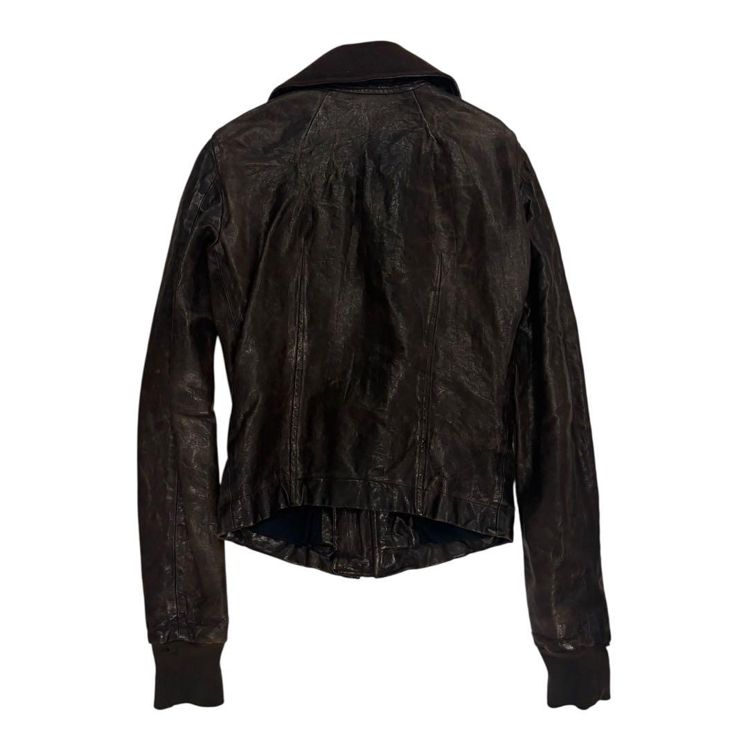 08AW Rick Owens olmar and mirta レザージャケット