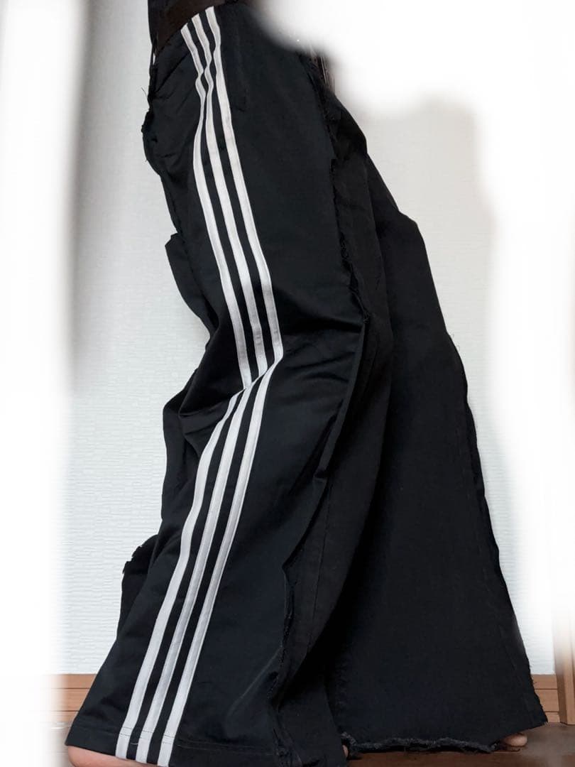 adidas バギーデニム　フレアデニム　opium Y2K archive