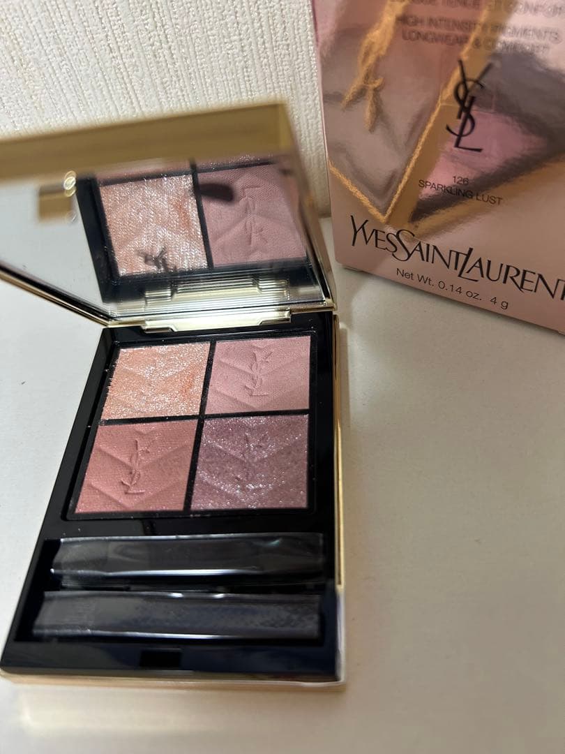 YSL クチュールミニクラッチ　126スパークリングラスト　限定品