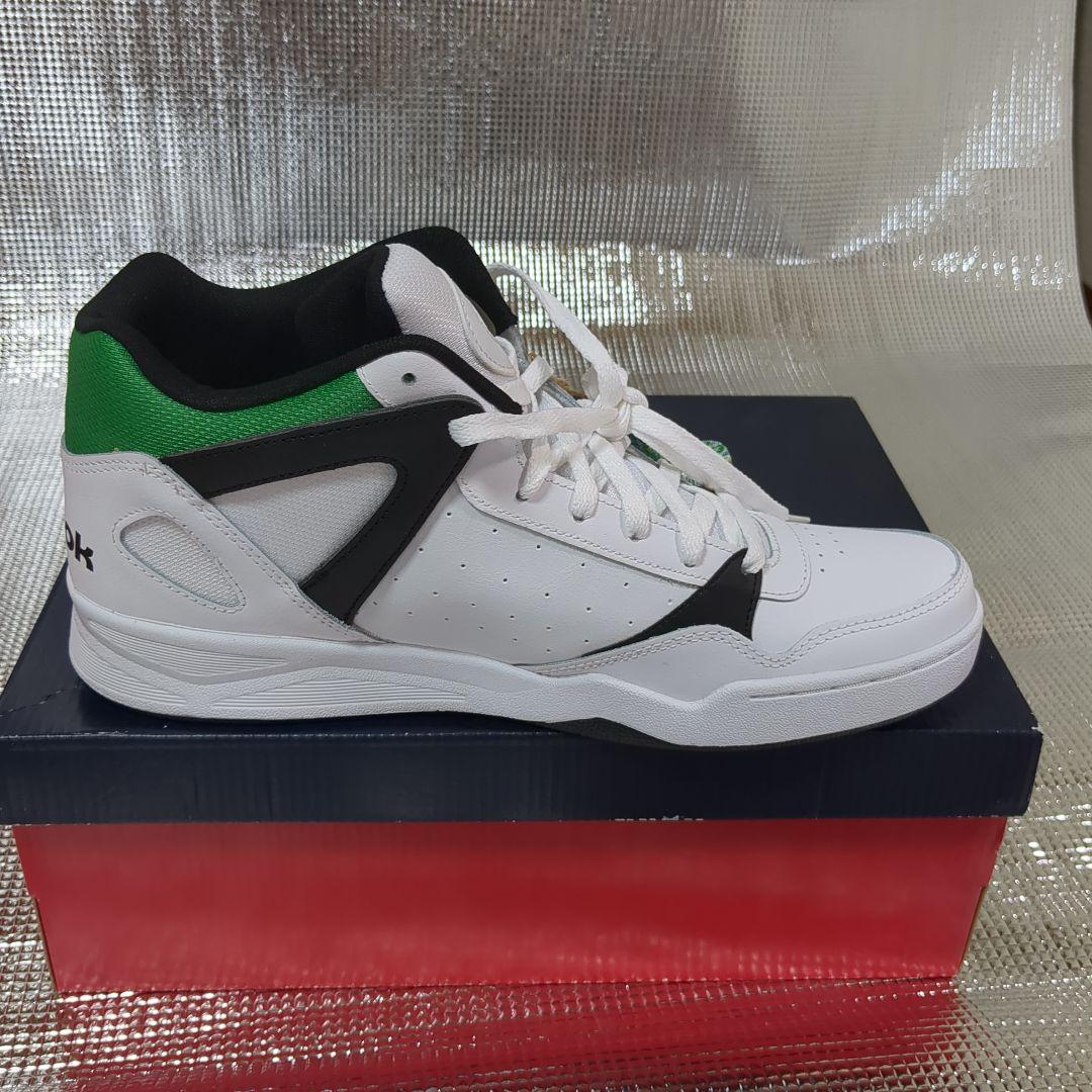 Reebok バスケットボールシューズ ホワイト/グリーン