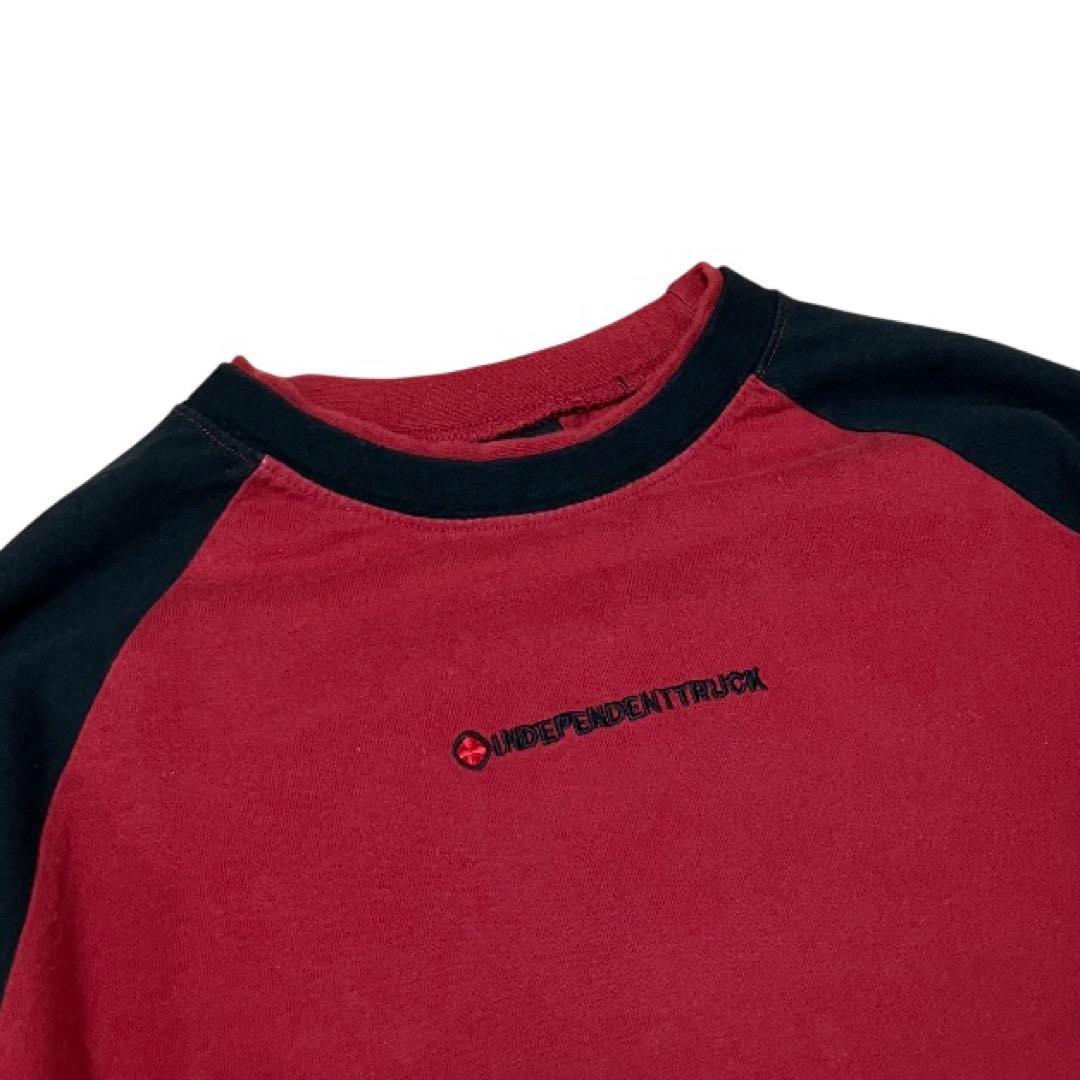 90s INDEPENDENT インディペンデント アイアンクロス 長袖 ロンT