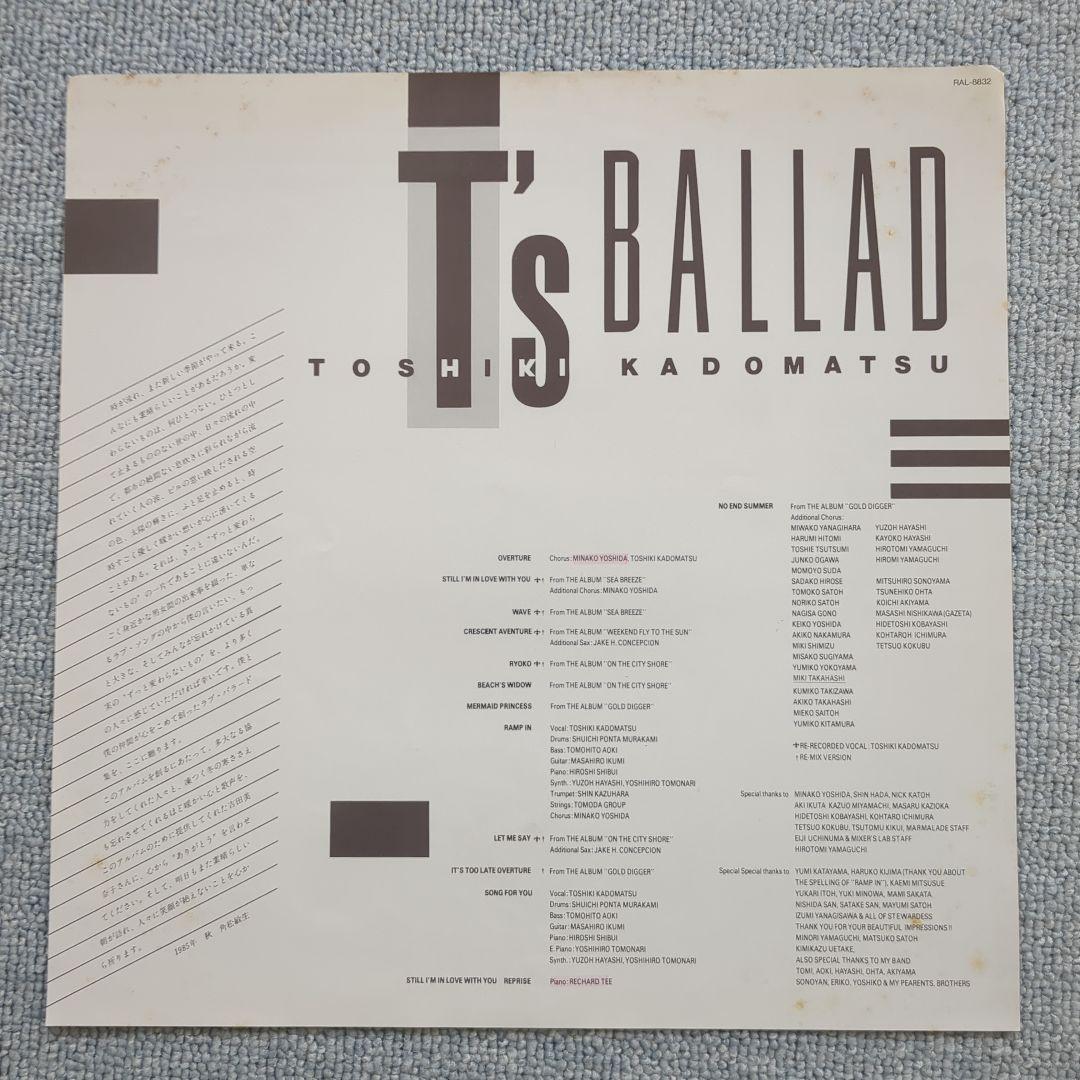 角松敏生　T's  BALLAD