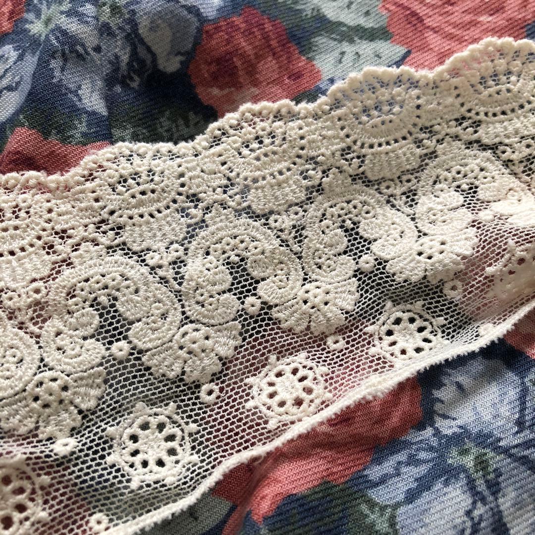 ローラアシュレイ花柄ロングワンピース