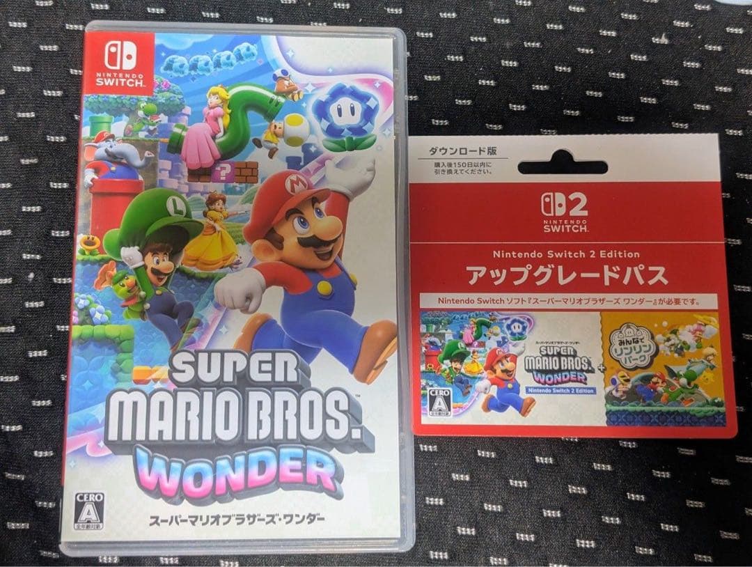 Nintendoスーパーマリオブラザーズワンダー+ アップグレードパス【未使用】