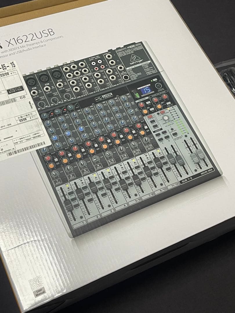 Behringer XENYX X1622USB アナログミキサー