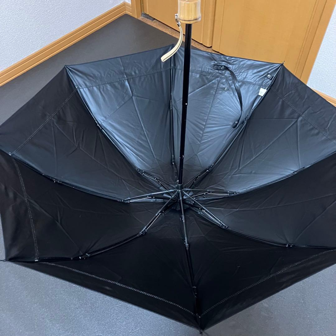 芦屋ロサブラン　完全遮光 100％ 折りたたみ傘 コンビ (傘袋付)晴雨兼用