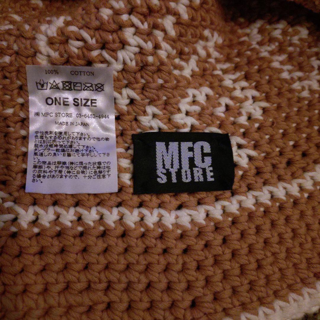 made in KEY × MFC IRON CROSS CROCHET HAT