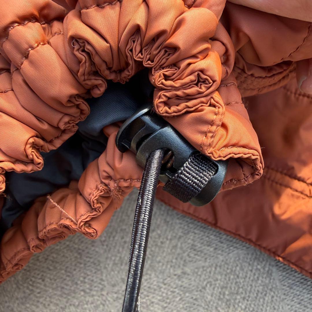00s Carhartt オレンジ ライトダウンジャケット archiveジップ