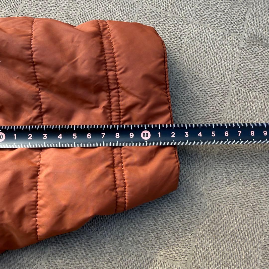 00s Carhartt オレンジ ライトダウンジャケット archiveジップ