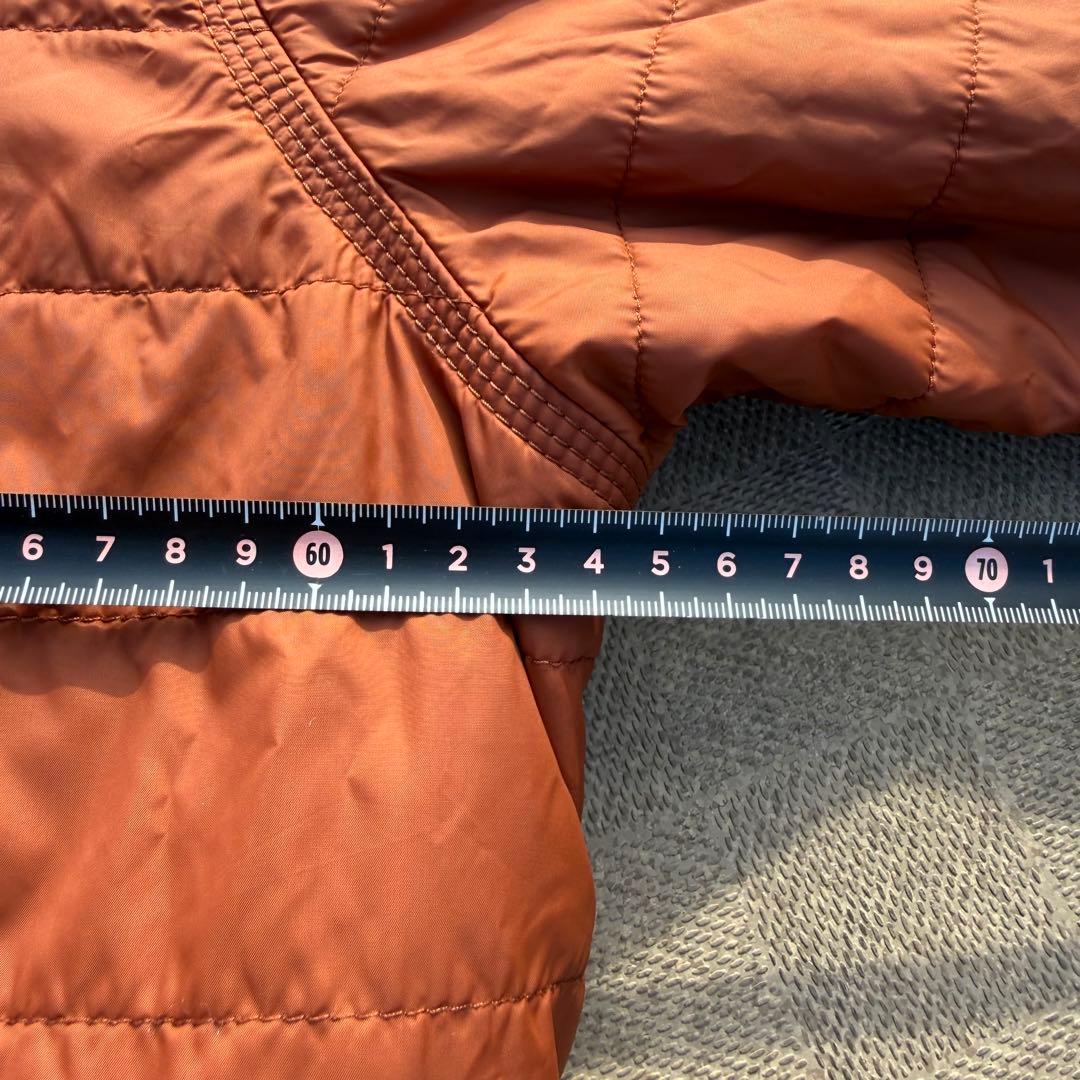 00s Carhartt オレンジ ライトダウンジャケット archiveジップ