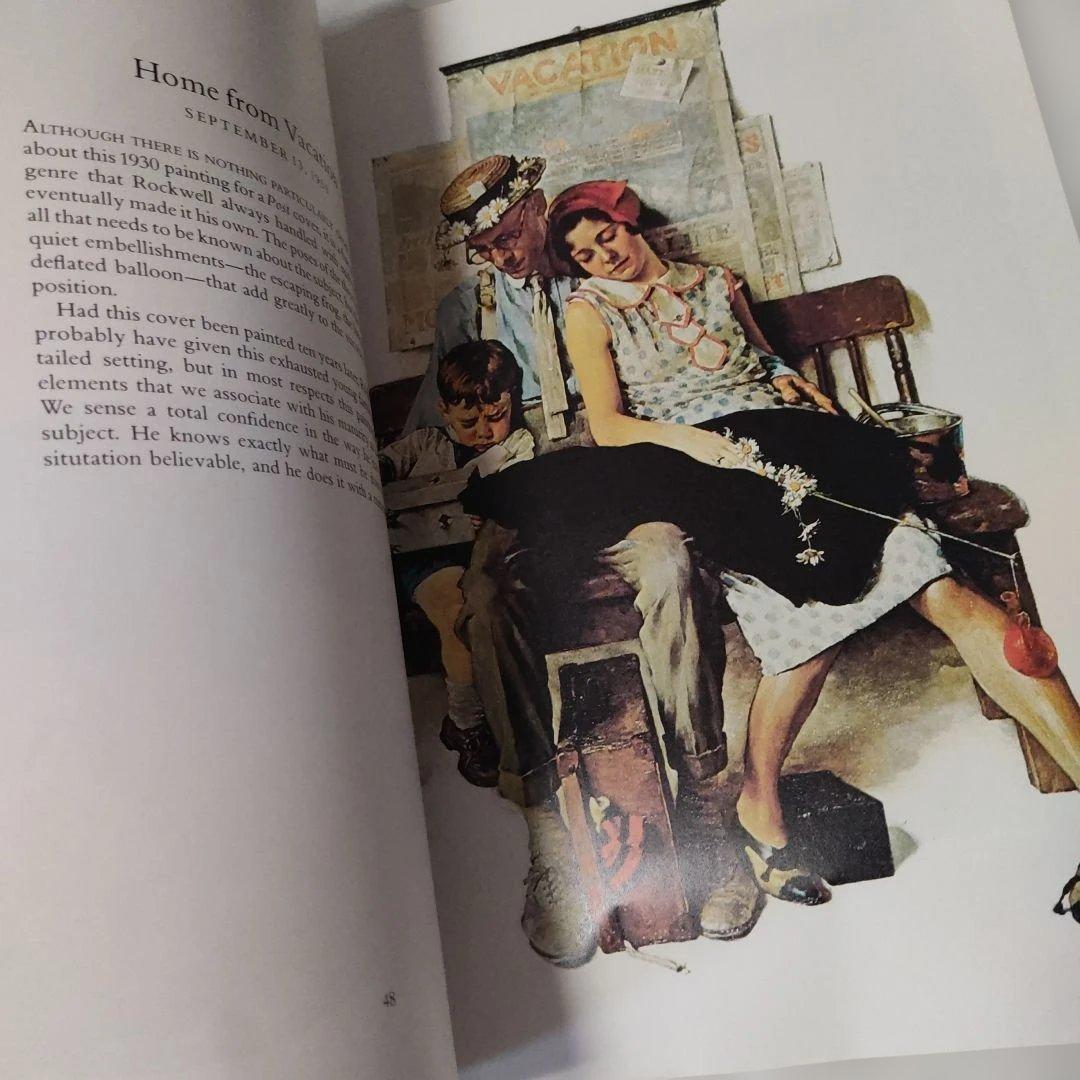 ノーマンロックウェル。アメリカ。洋書や日本語書など。9冊。古本。