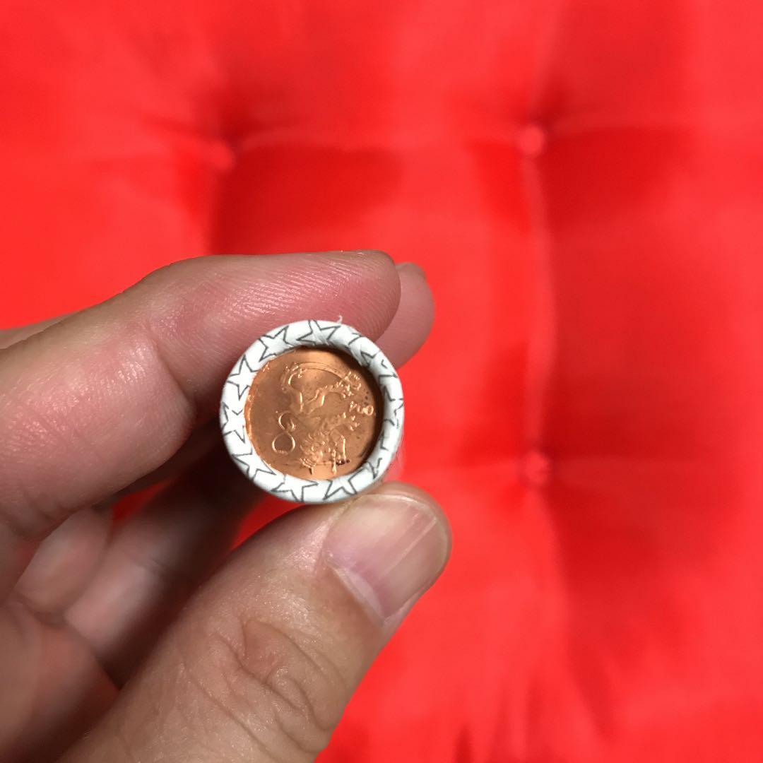 希少硬貨[フィンランド] 1centユーロ硬貨x50枚の筒1本