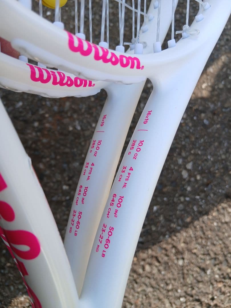 日本未発売　Wilson　TOUR 100　2本ホワイト/ピンク