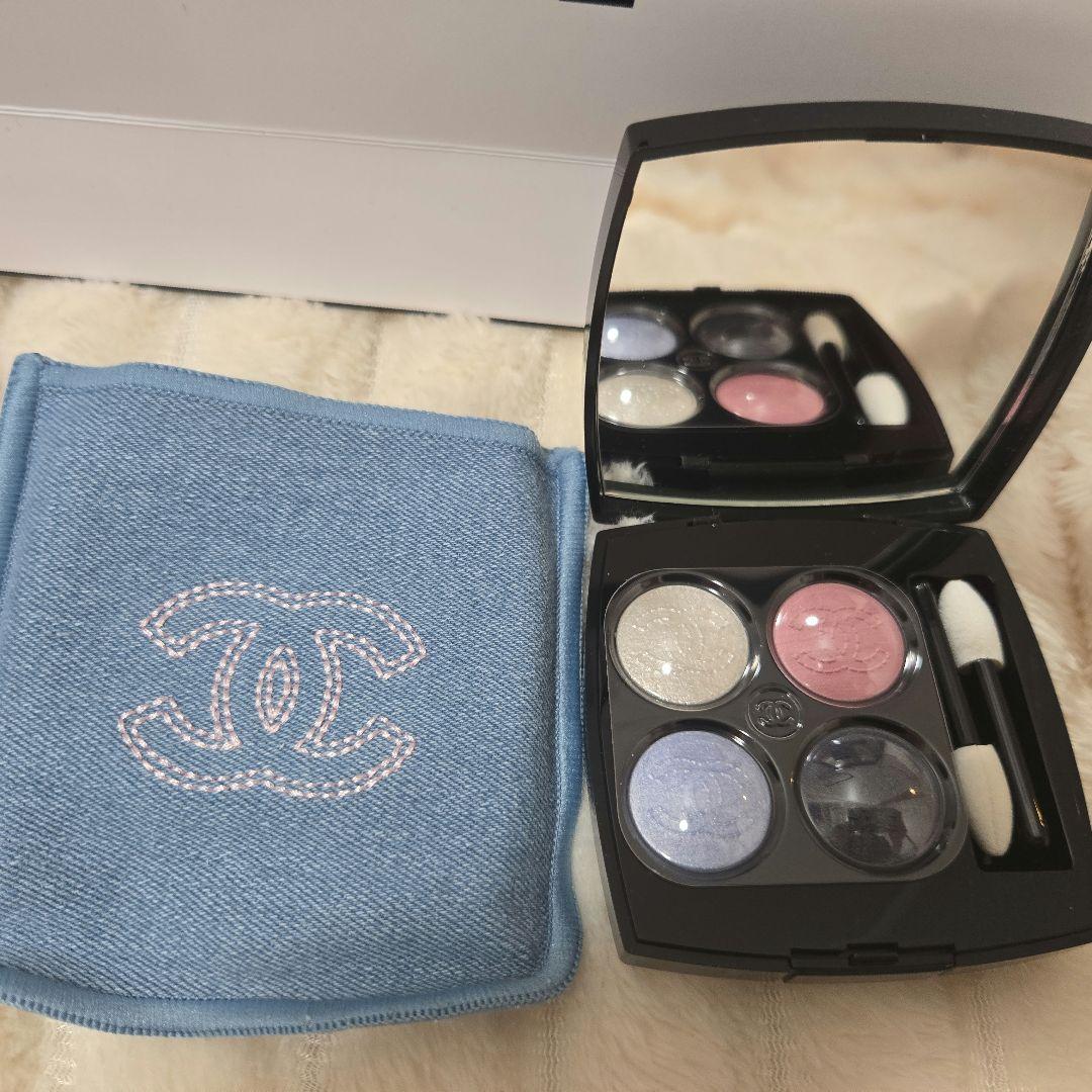 【新品、未使用】CHANEL レ キャトル オンブル 19 デニムドリーム