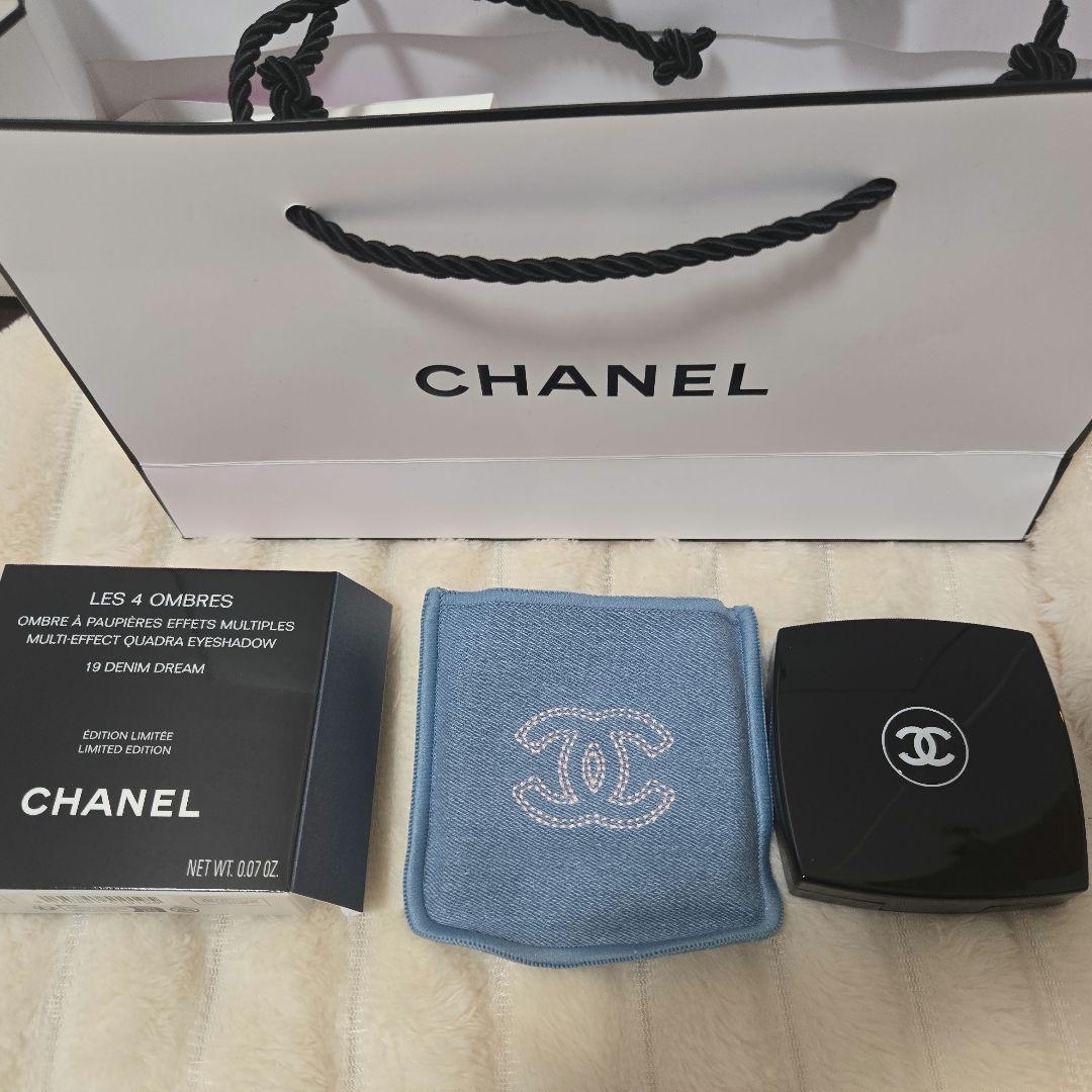 【新品、未使用】CHANEL レ キャトル オンブル 19 デニムドリーム