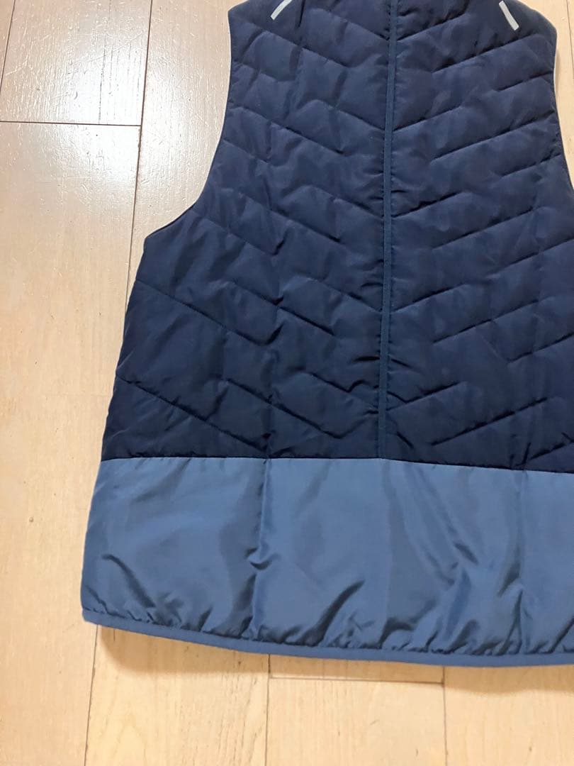 NIKE ランニングウェア ベスト 新品 メンズ アウターナイキM ネイビー