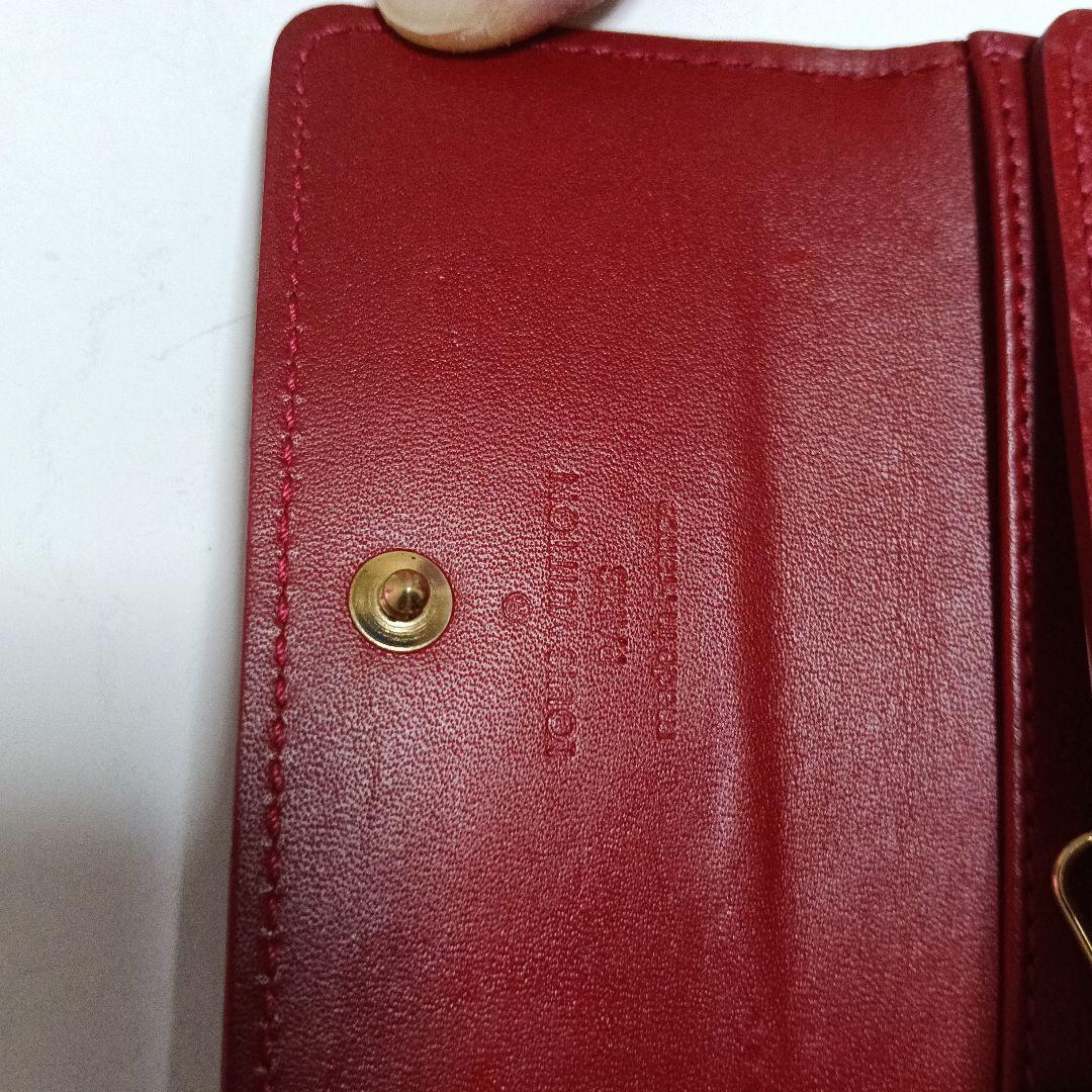 Louis Vuitton エナメルキーケース レッド　モノグラム柄
