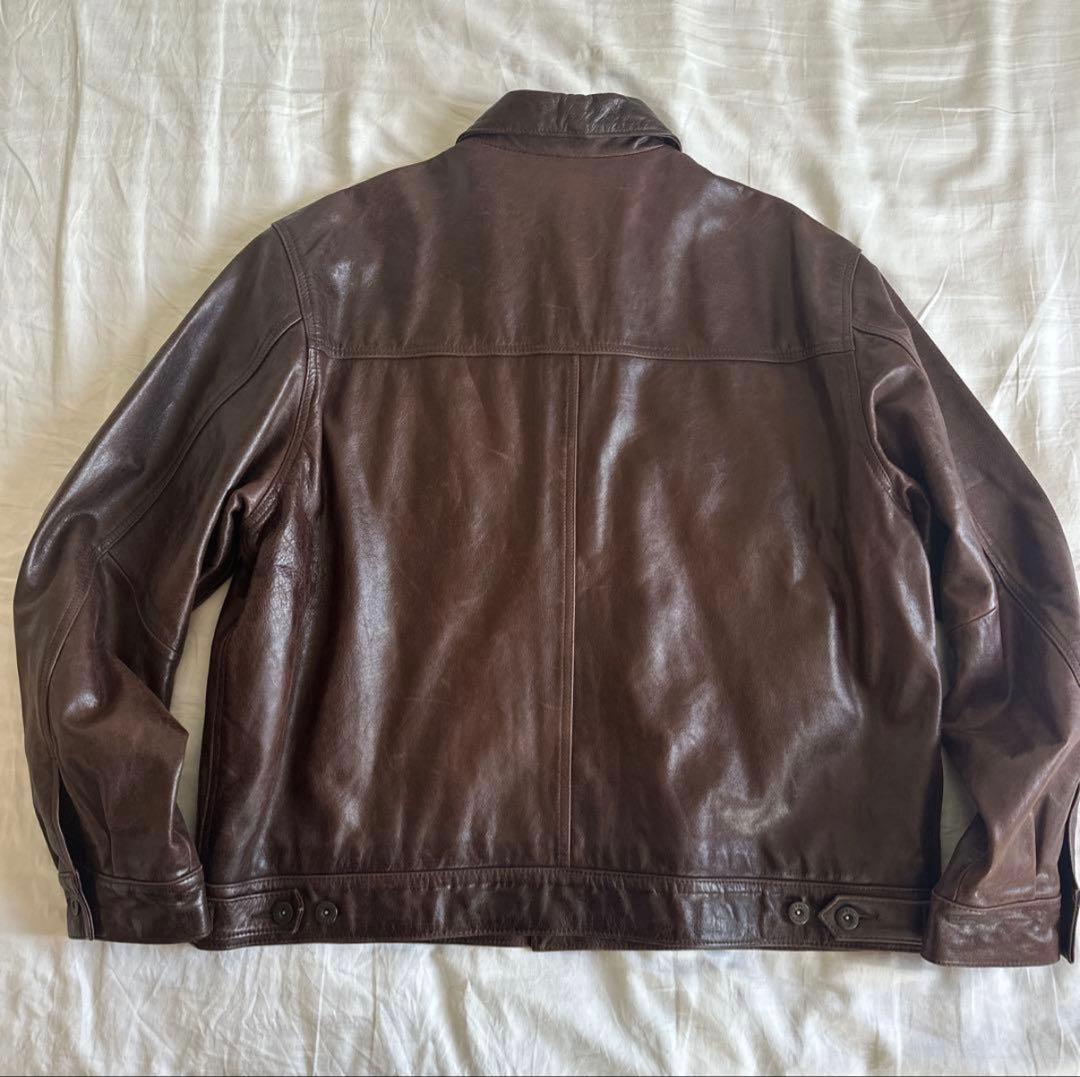Eddie Bauer レザートラッカージャケット