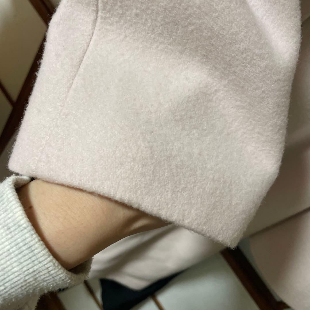 22AW セルフォード　ケープスタイル　ピンク　ロングコート