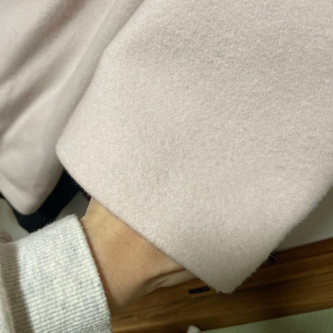 22AW セルフォード　ケープスタイル　ピンク　ロングコート