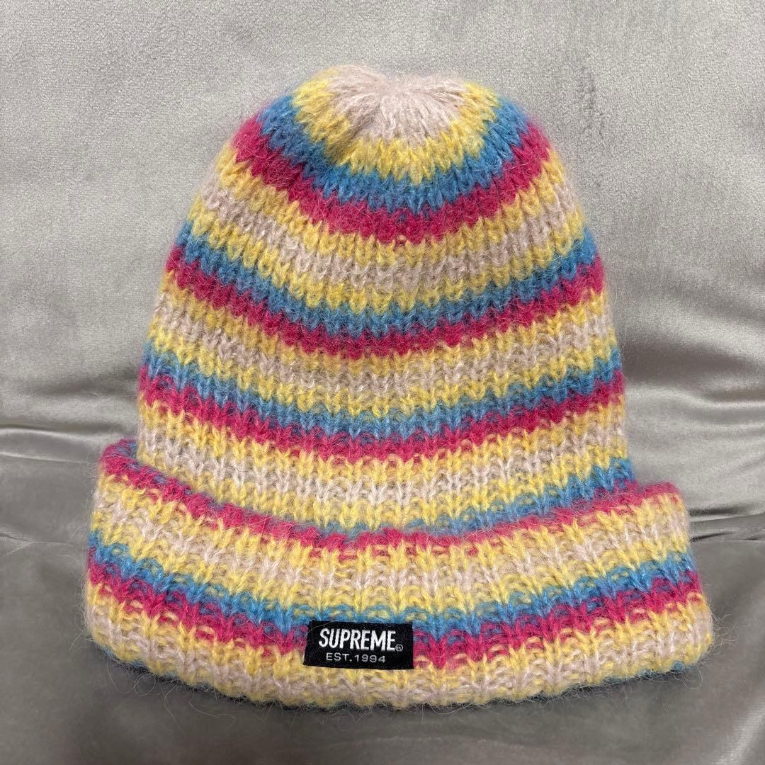 美品✨Supreme Loose Stripe Beanie