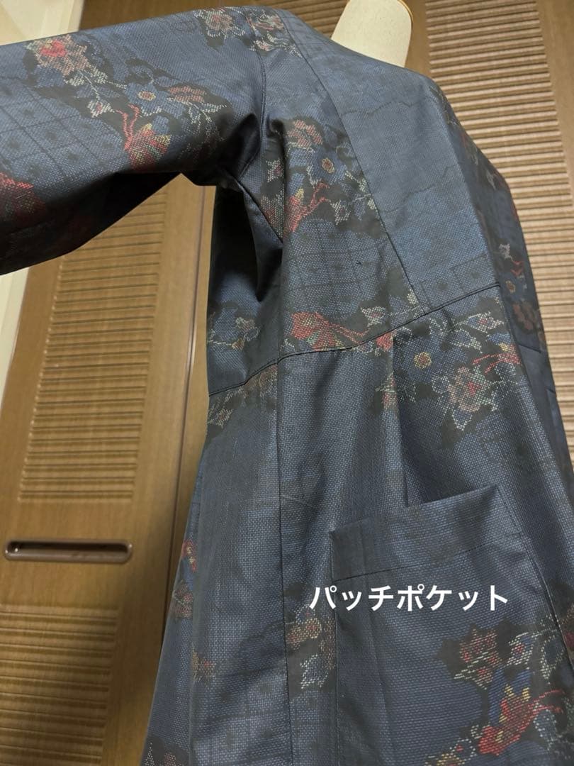 本場大島紬 泥染め ロングワンピース