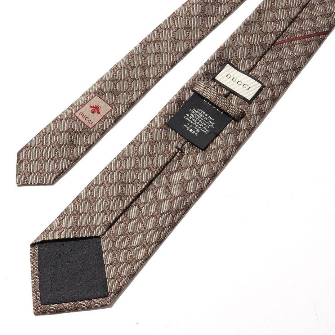 新品✨箱袋付❗️GUCCI グッチ ネクタイ メンズ シルク イタリア製