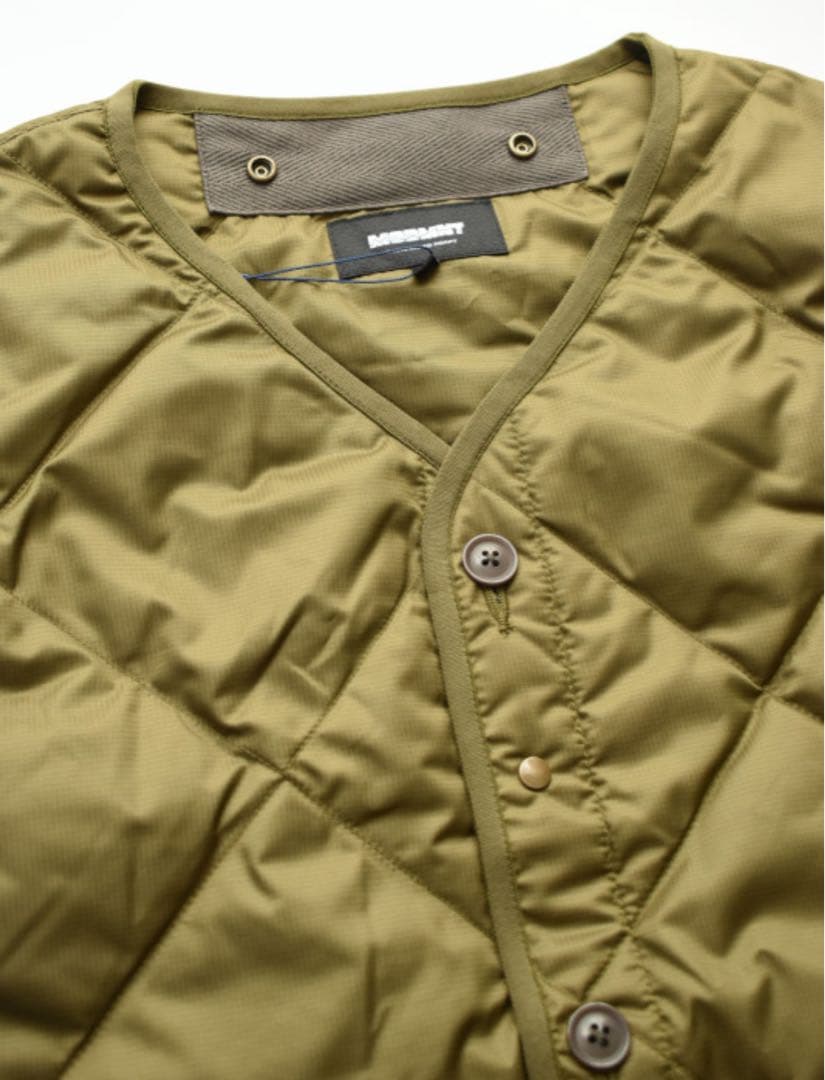 ジャケット・アウター MODMNT LINER DOWN VEST OLIVE