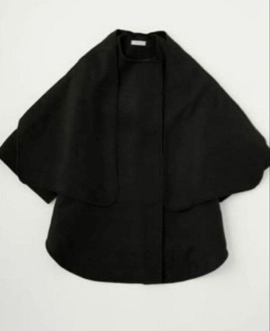 週末セール moussy マウジー　黒のポンチョスタイルアウター