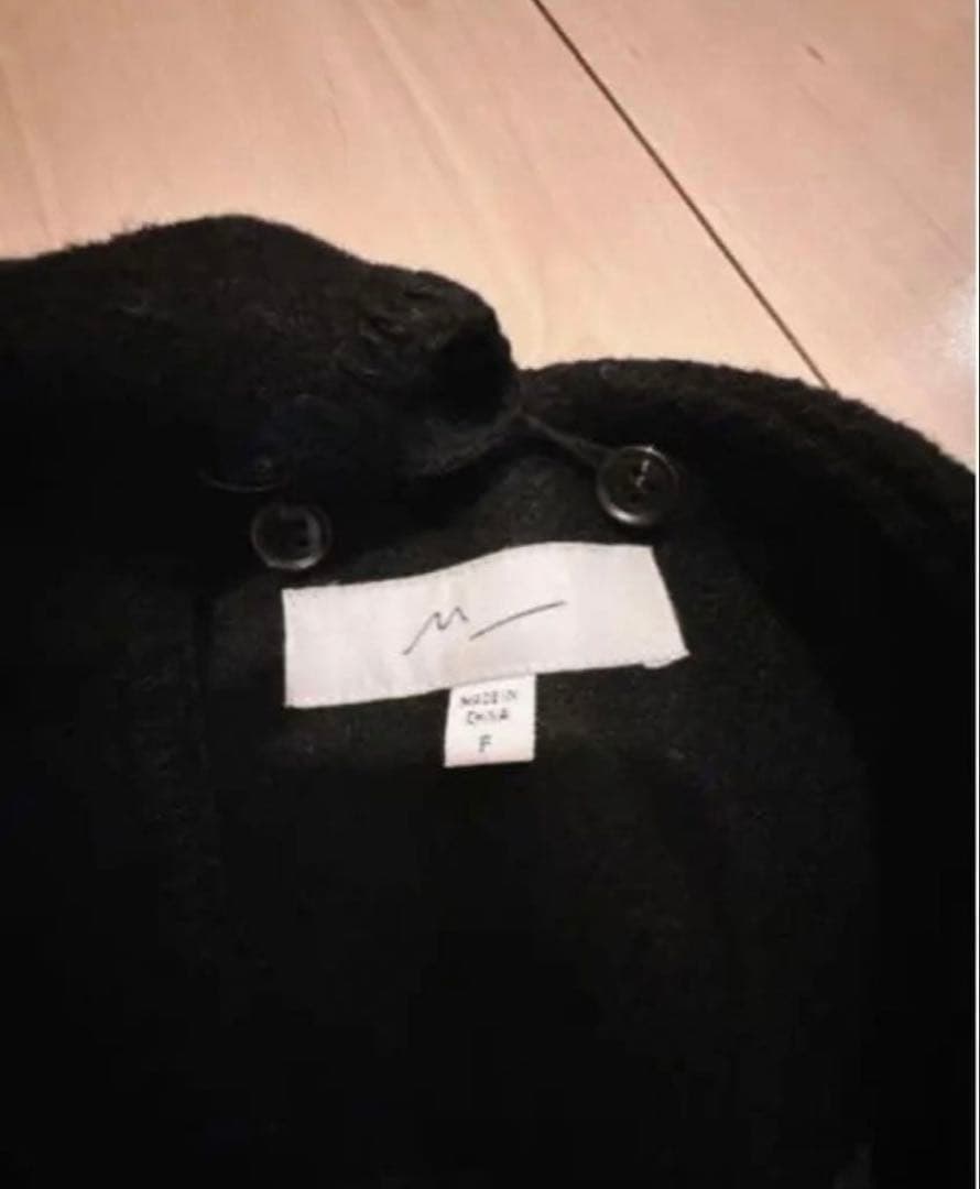 週末セール moussy マウジー　黒のポンチョスタイルアウター