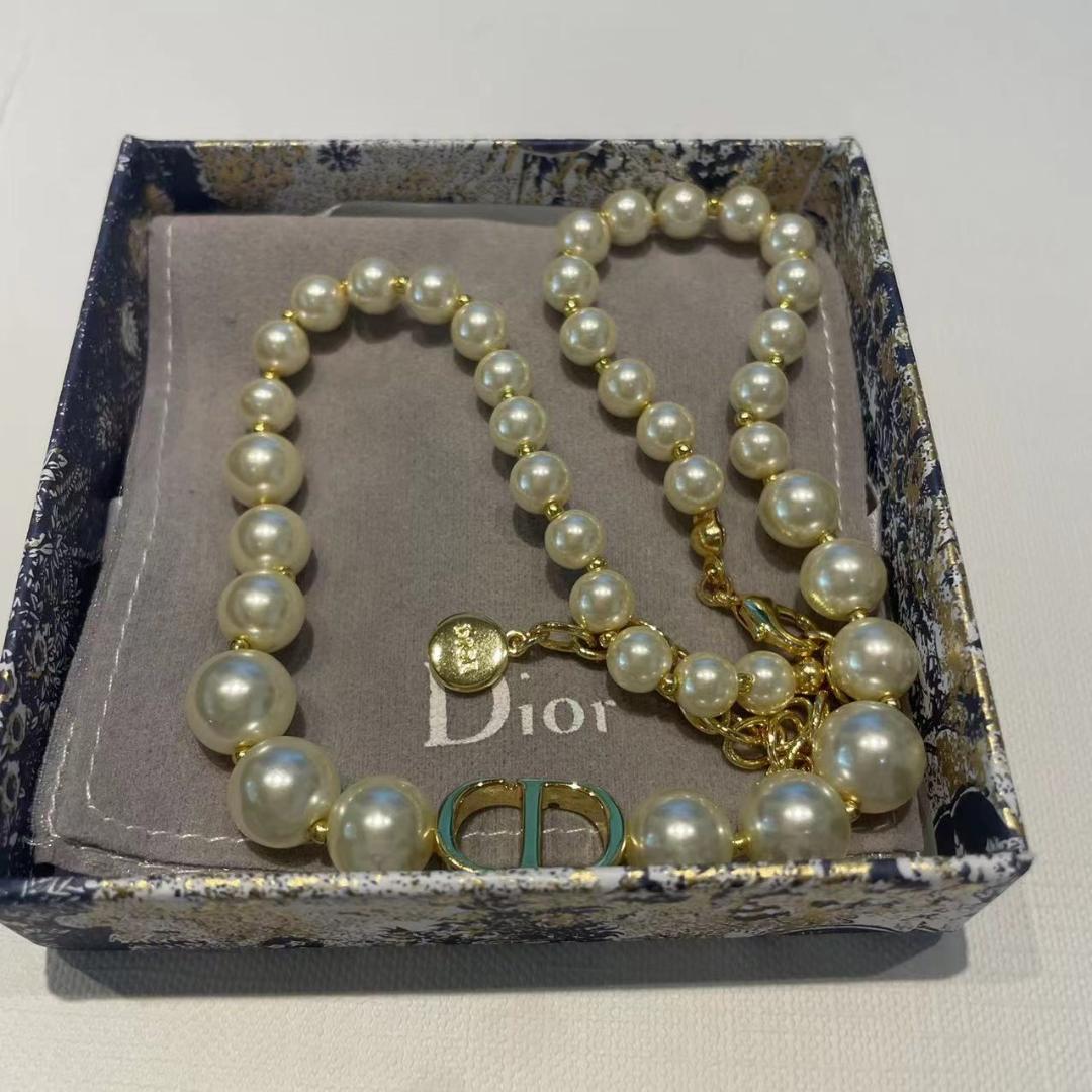 美品 DIOR ネックレス パール チョーカー