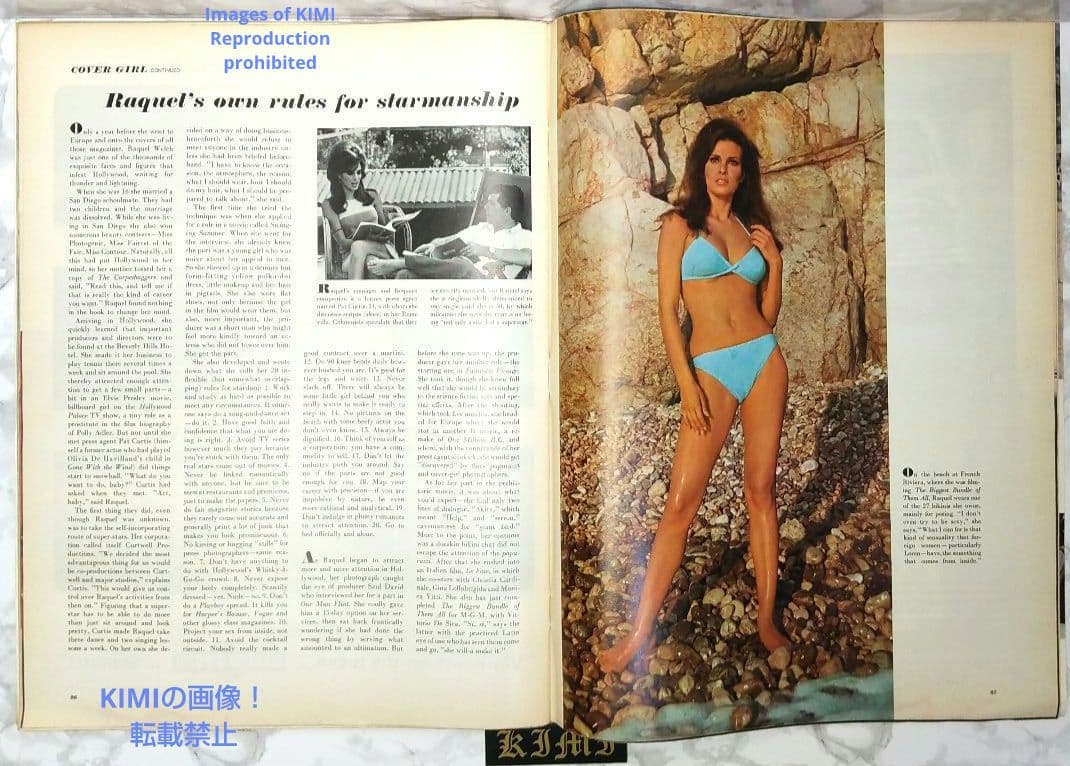 希少 ライフ マガジン雑誌 12 1966 ASIA ラクエル ウェルチ カバー