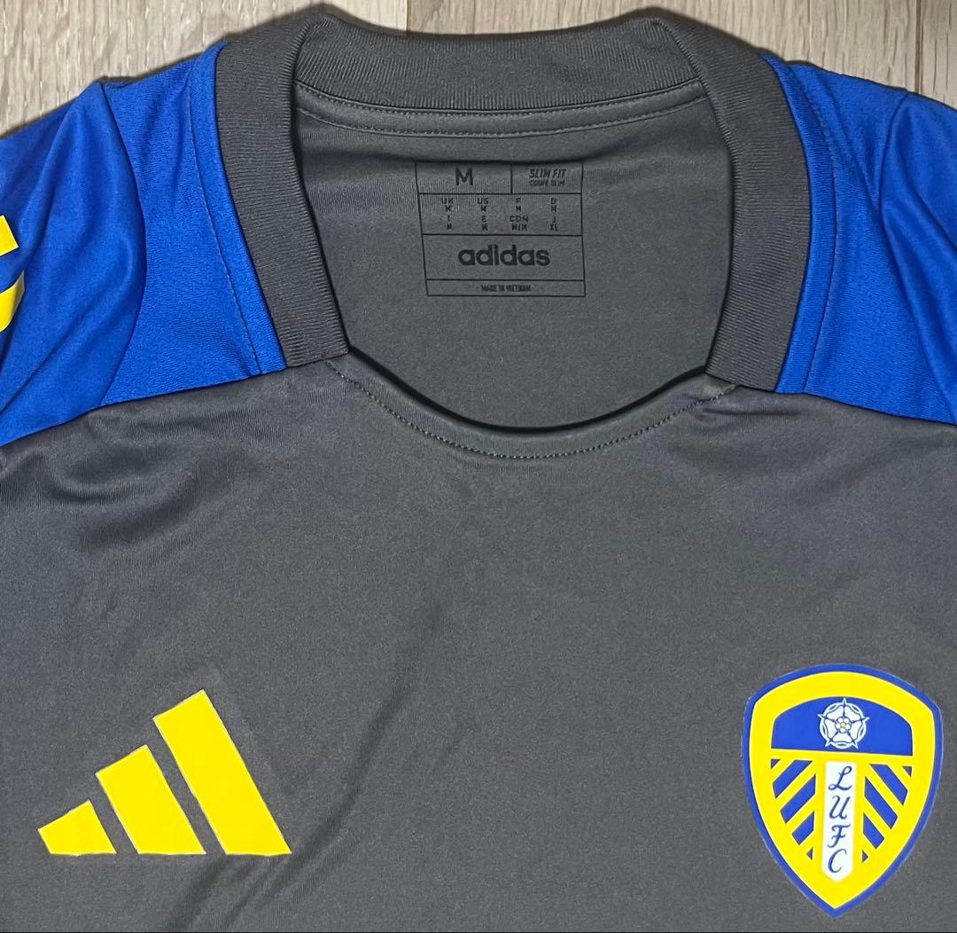 adidas リーズ　トレーニングウェア　プラシャツ　練習着　新品
