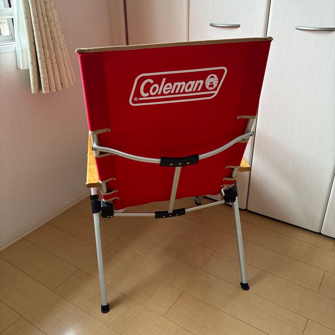 Coleman レイチェア レッド　①