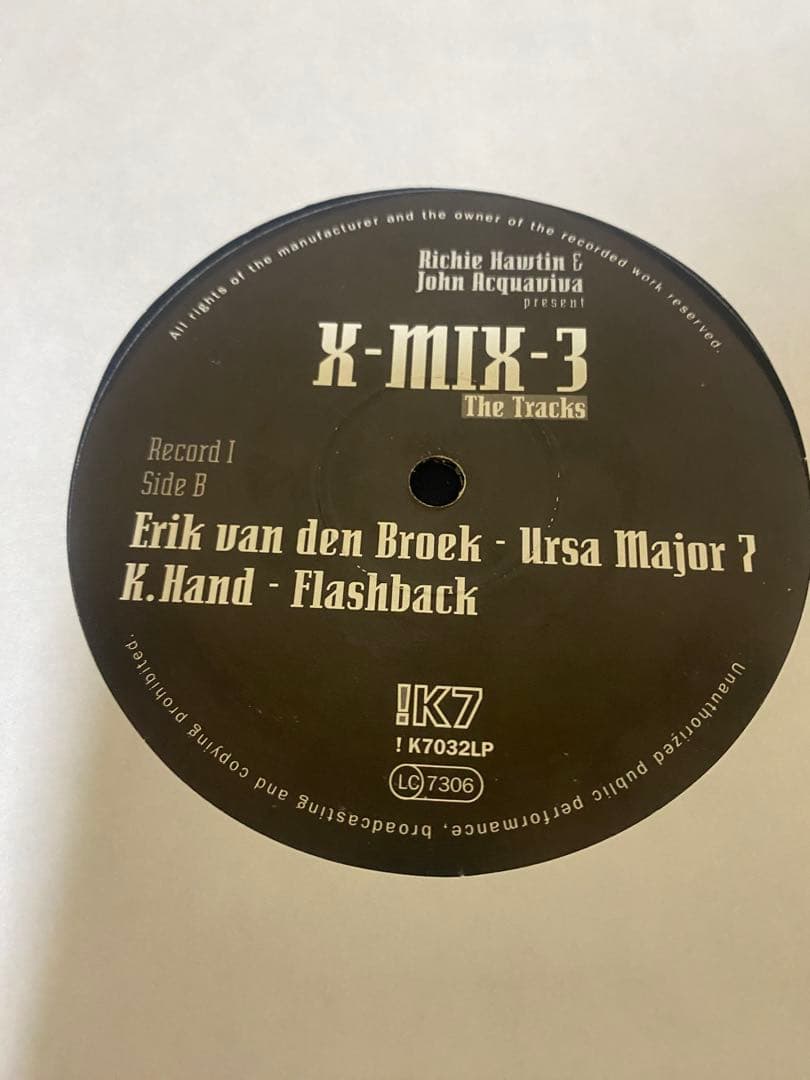 邦楽 X-MIX-3 The Tracks Richie Hawtin