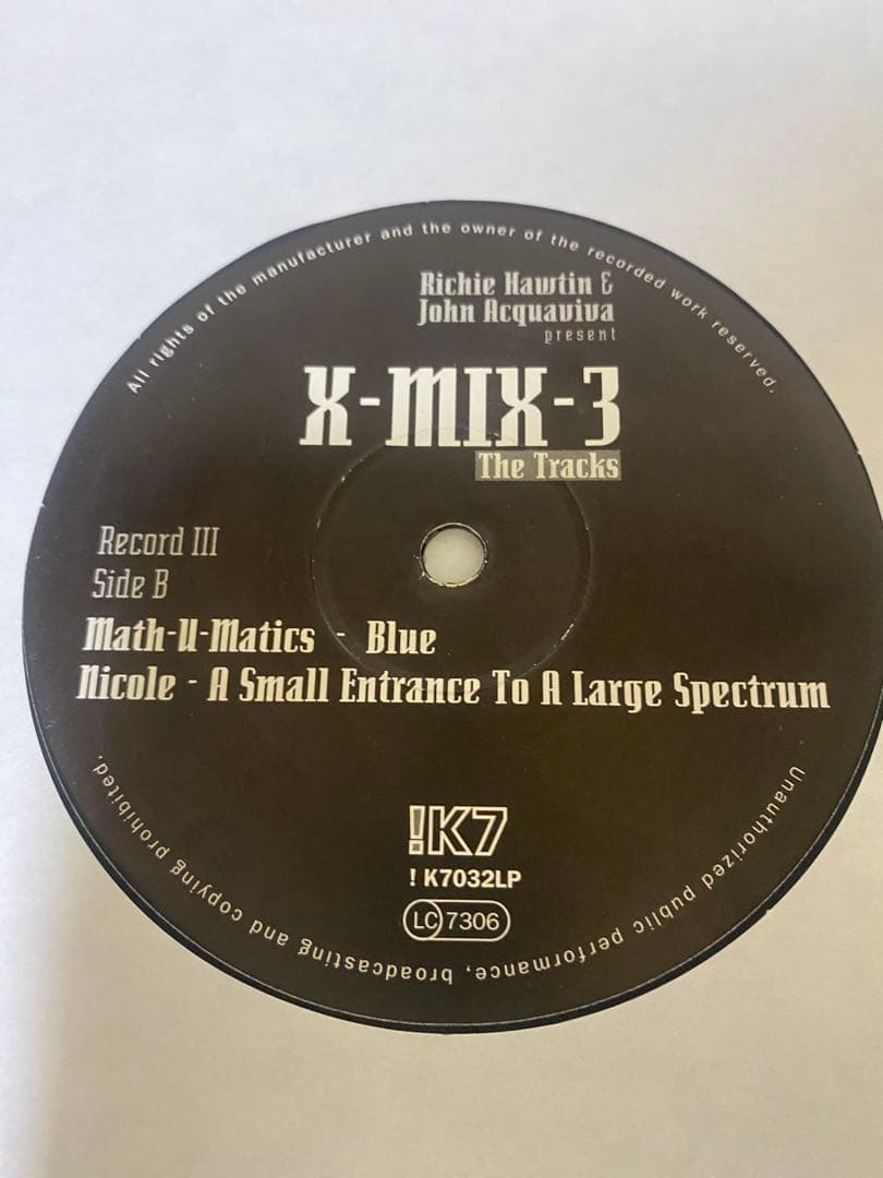 邦楽 X-MIX-3 The Tracks Richie Hawtin