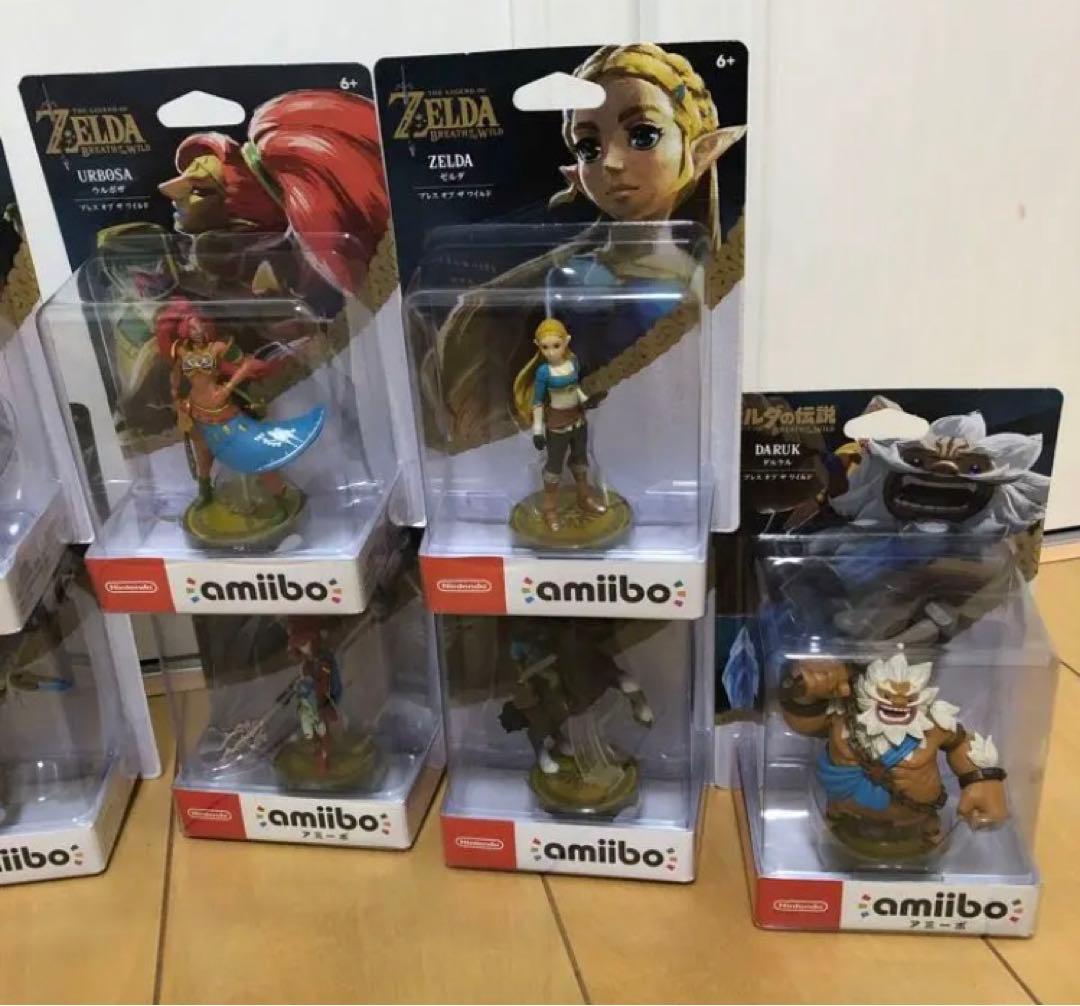ブレスオブザワイルド　amiibo 全種類　9点