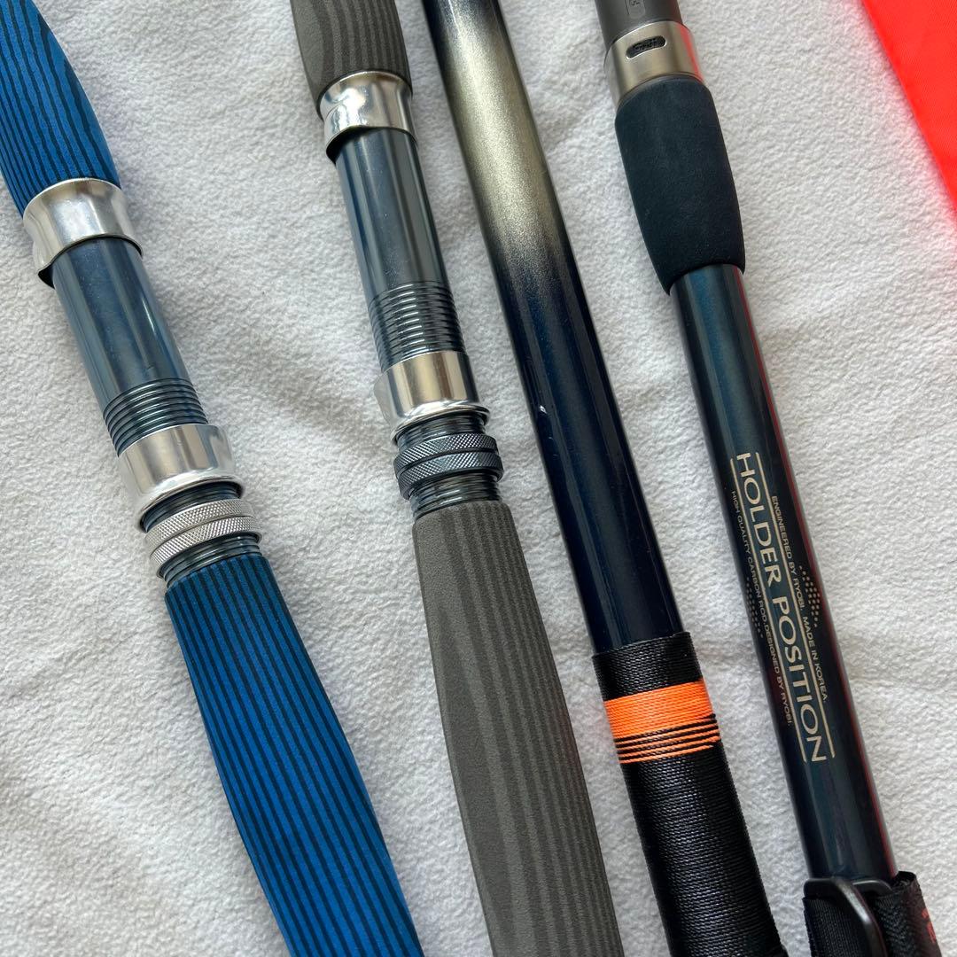 RYOBI INTERCEPT など釣り竿 4本まとめて