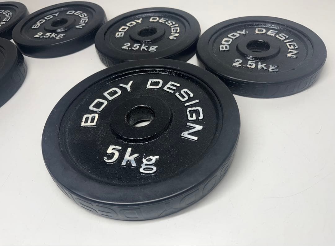 BODY DESIGN ボディデザイン プレート 5kg×2枚 2.5kg×4枚