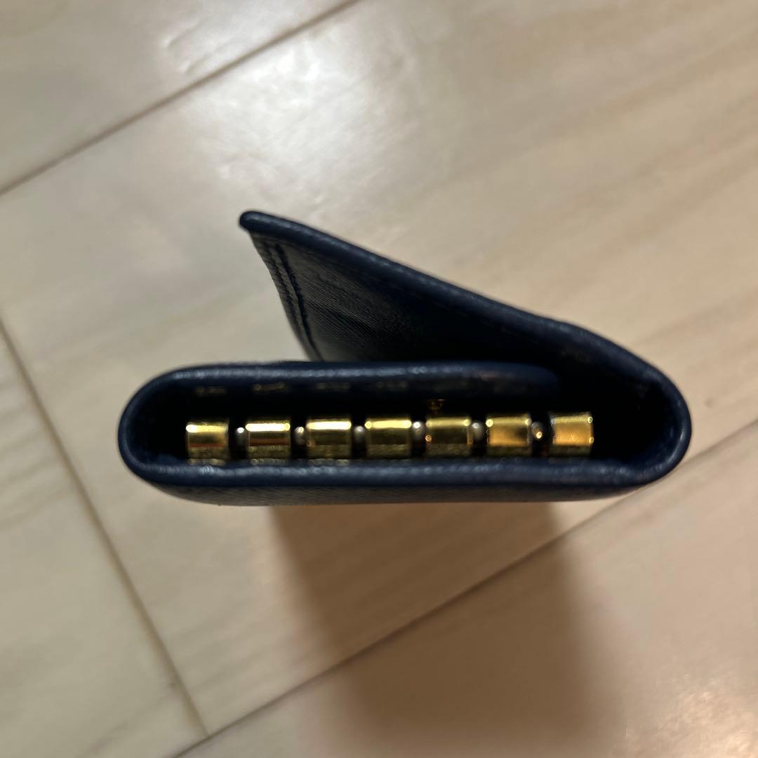❤️PRADA ❤️プラダ❤️キーケース❤️6連❤️ゴールドロゴ❤️サフィアーノレザー❤️
