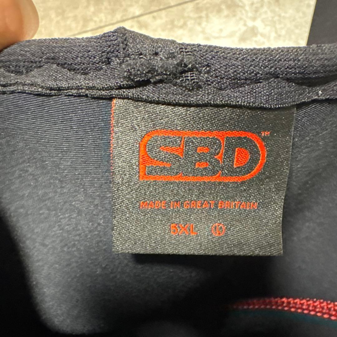 SBD サポート用膝パッド 5XL ブラック/レッド